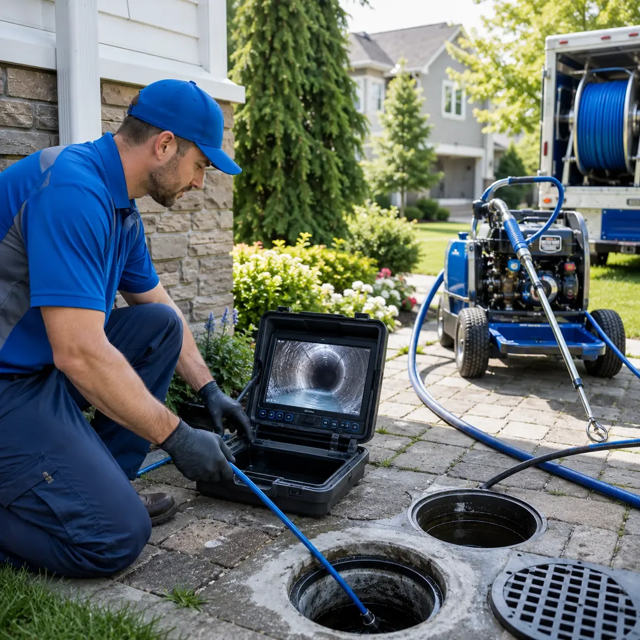 Outdoor drain cleaning professionals serving Gerry, NY